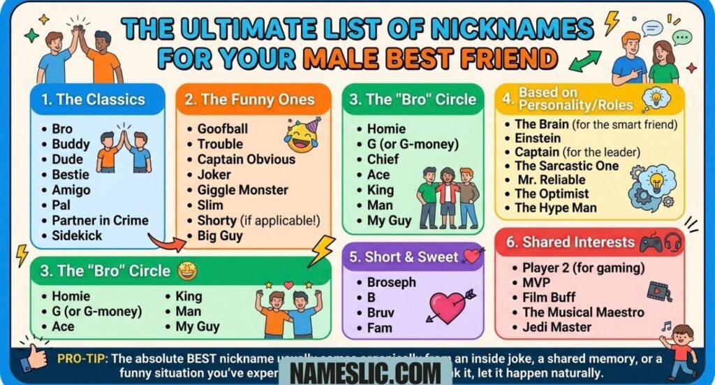 Nicknames for Best Friend Boy